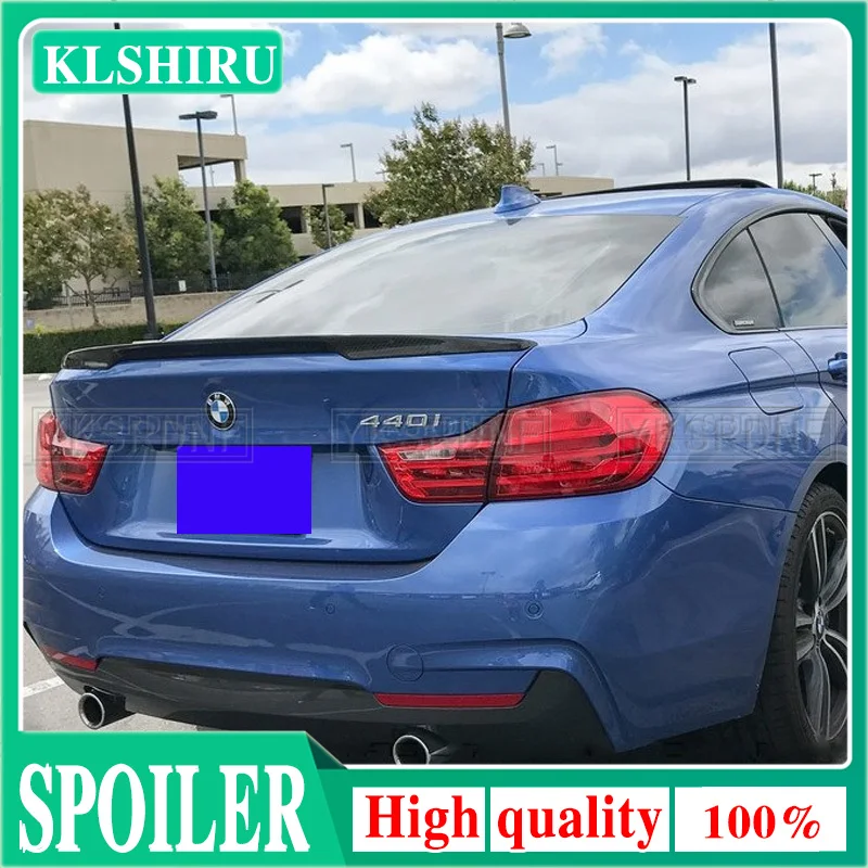 

For 2013-2019 For BMW F36 GRAND COUPE 420i 425i 428i P Style Spoiler ABS Plastic Material Car Rear Wing Color Rear Spoiler