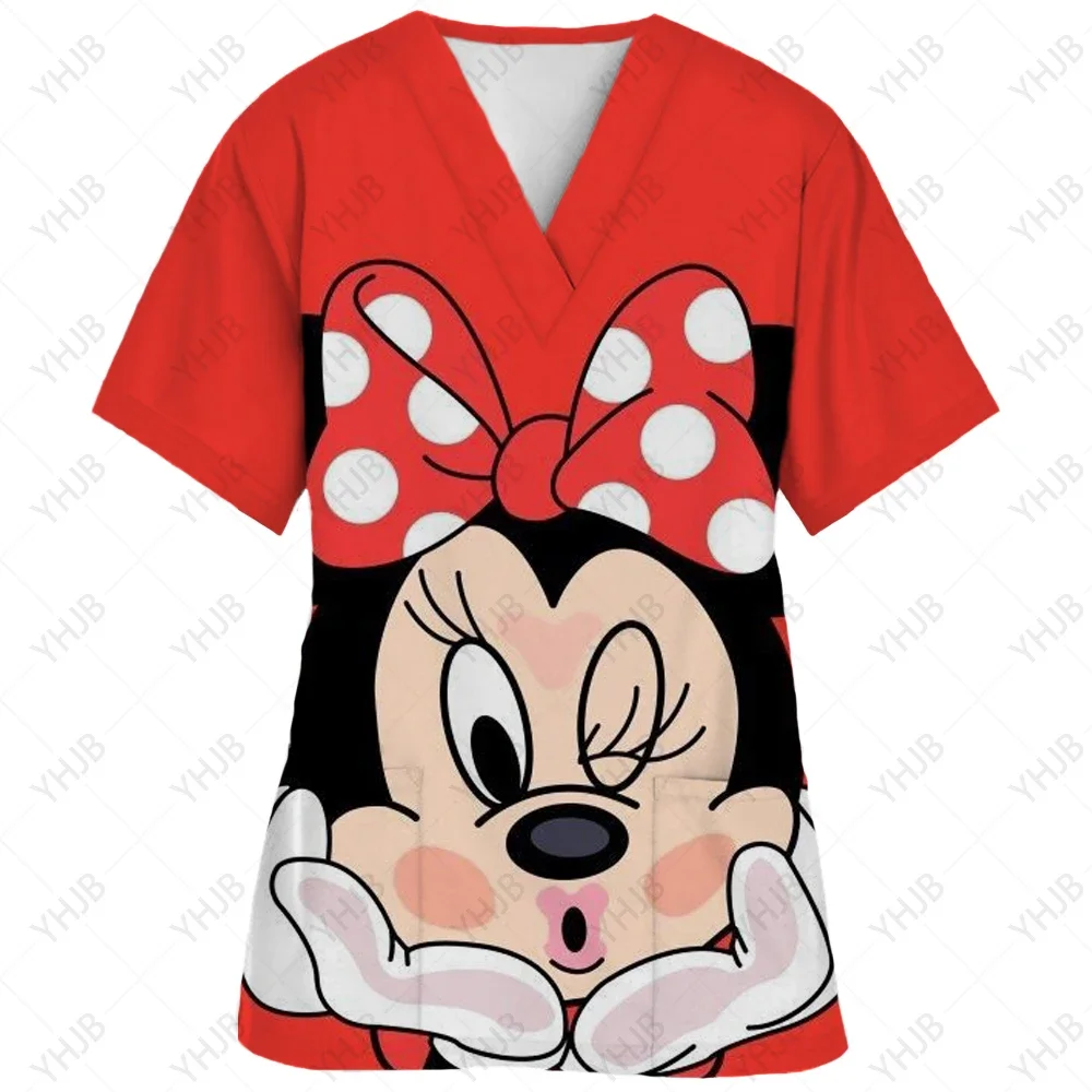 Topolino A Maniche Corte Infermiera Farmacia Abiti Da Lavoro Accessori Medici Ospedale Salone Di Bellezza Medico Vestiti Da Allattamento