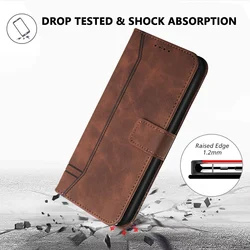 Sleek Flip Wallet Phone Case Cover with Card Holder and Magnetic Closure for OnePlus 9 (Brown(HX-003))
