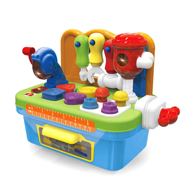 Children Simulation Electric Drill Screw Pretend Repair Games Boys Repair Tool Table Disassembly Screw Play House Pretend Toys