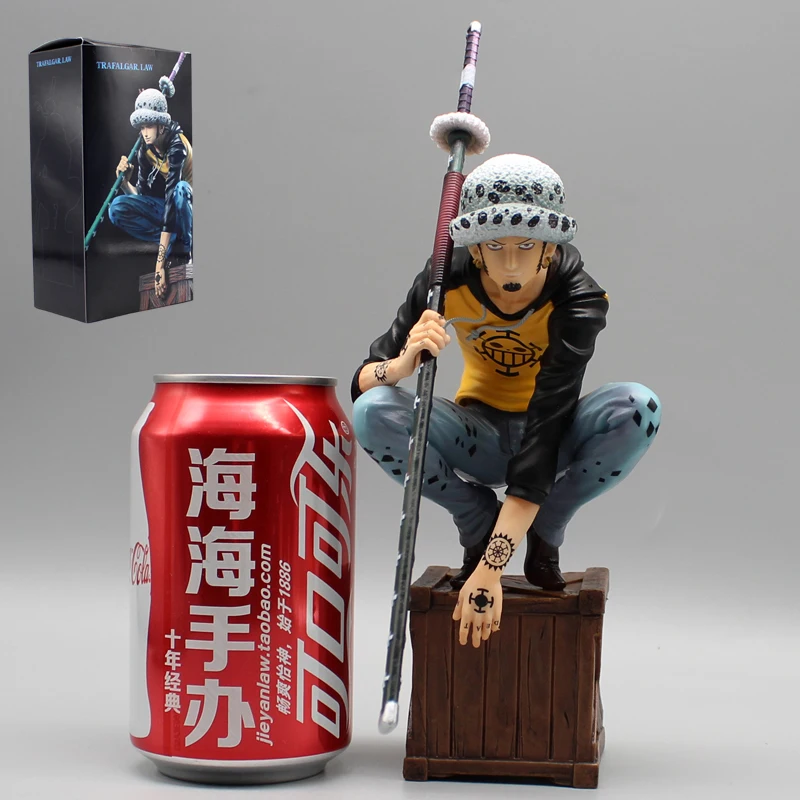 Anime One Piece Figures Trafalgar D. Water Law Wano Country Action Figures One Piece 21Cm Pvc Model Collection Toys Regali Per Bambole