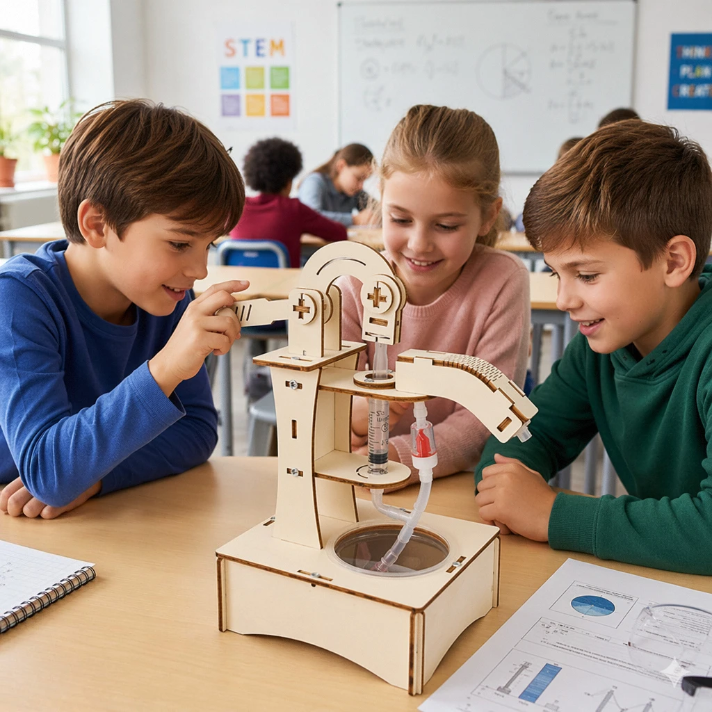 Kids STEM Toys DIY Physical Model Science Experiment Educational Toy Handmade Small Production Assembly Craft Technology Project - 6