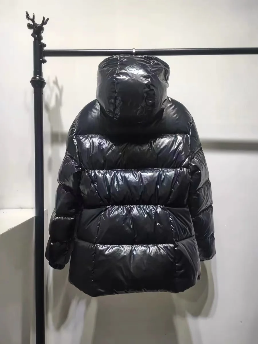 

New Children Winter Down Jacket Raccoon Fur Kids Thicken Warm Long Outerwear Coat For Girl 6 8 10 12 14 Parkas TX103