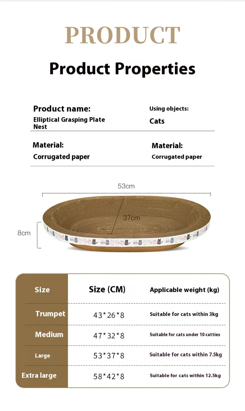 Title 12, Corrugated Cat Scratcher Cat Scratch Board Cat ...
