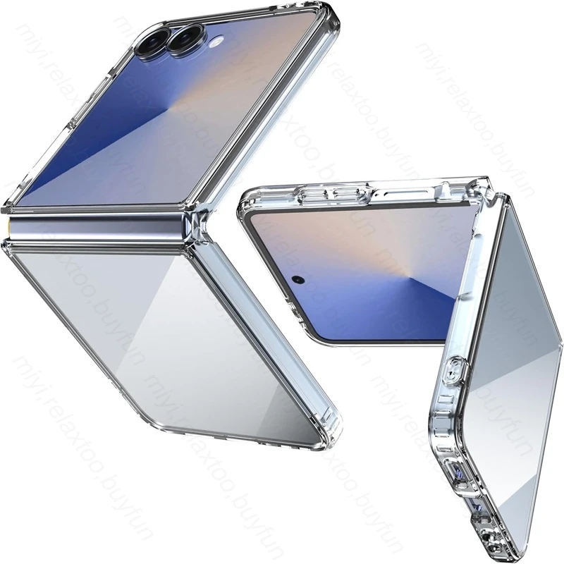 מגן דק ושקוף ל-Samsung ZFlip 7, מוגן בפני זעזועים, מתאים ל-Samsung Galaxy Z Flip 7 Flip7 ZFlip7 5G 2025