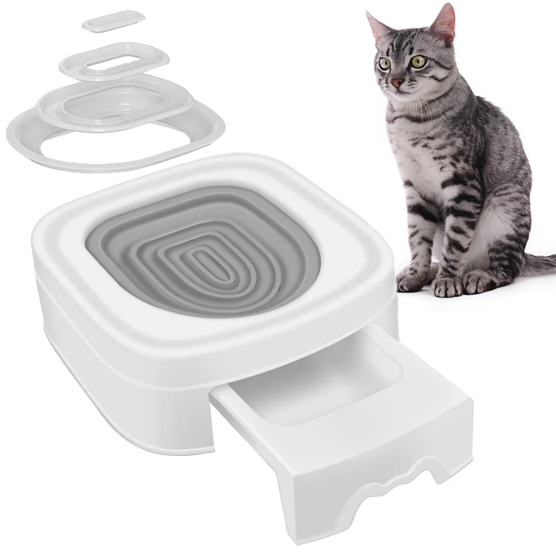 Cat Toilet Trainer Reusable with Base