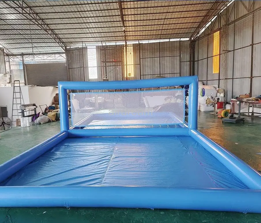 Giant PVC Inflatable Volleyball Court Outdoor Volleyball Pool, Beach Water Volleyball Field for Outdoor Sport Game Pool 3