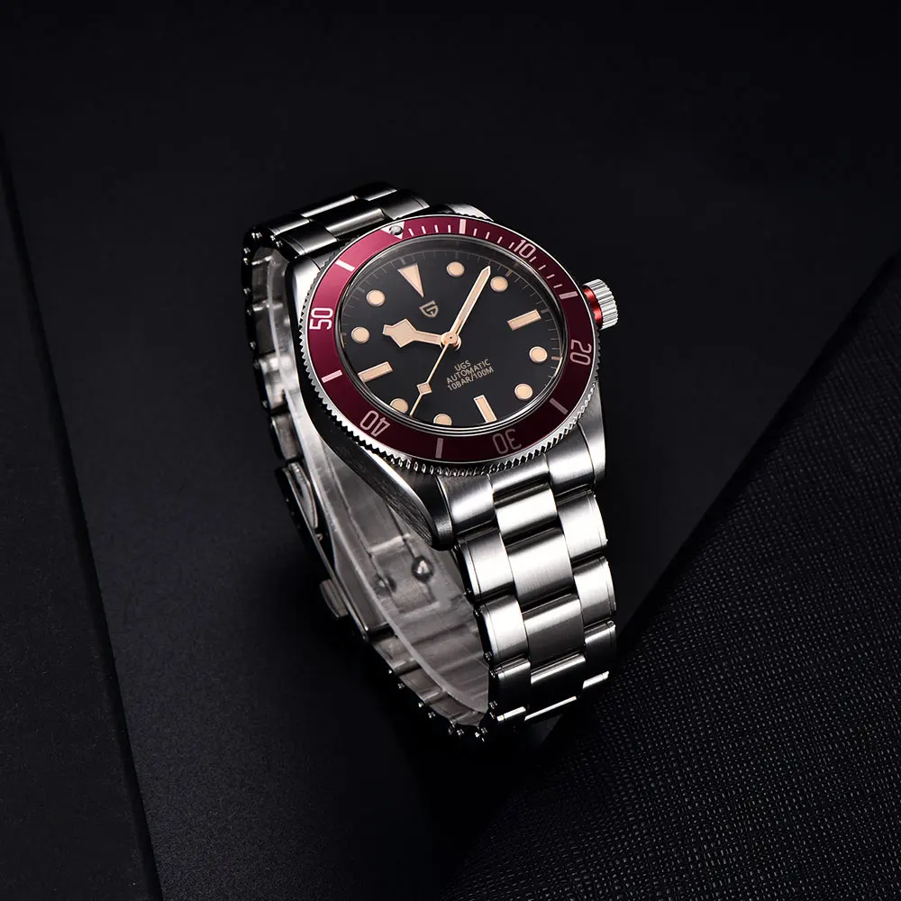 New PAGANI DESIGN BB58 Men's Watches Mechanical Watch For Men Luxury Automatic Watch Men NH35 100M Waterproof Reloj Hombre