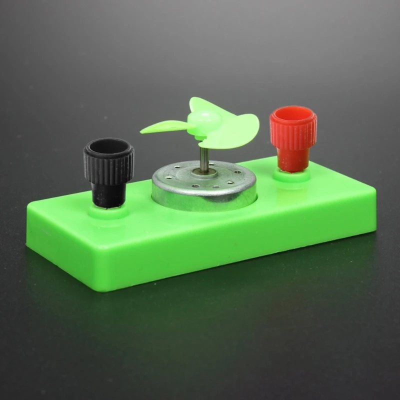 Small Solar Powered Mute Motor Educational Motor Fan Physics Electricity Experiment Supplies for School Classroom Use D2RC