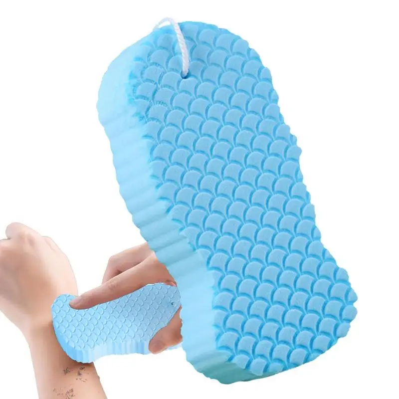 

3D Губка для отшелушивания губки для ванной, скраб для тела, кожа, спа-щетка, инструменты для ванной, аксессуары для взрослых и детей