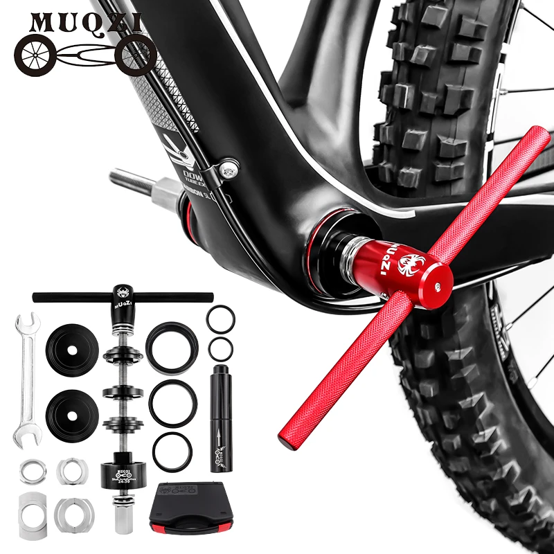 

MUQZI Bottom Bracket Bearing Install Removal And Headset Press-in Tool MTB Road Bike Multifunction Kit For BB86 BB30 BB92 PF30