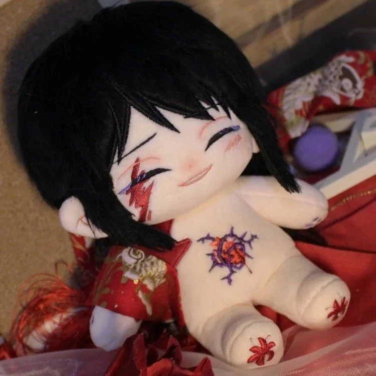 Anime Jujutsu Kaisen Geto Suguru 20cm  Nude Doll Plush Toy Stuffed Soft Plushie a5747