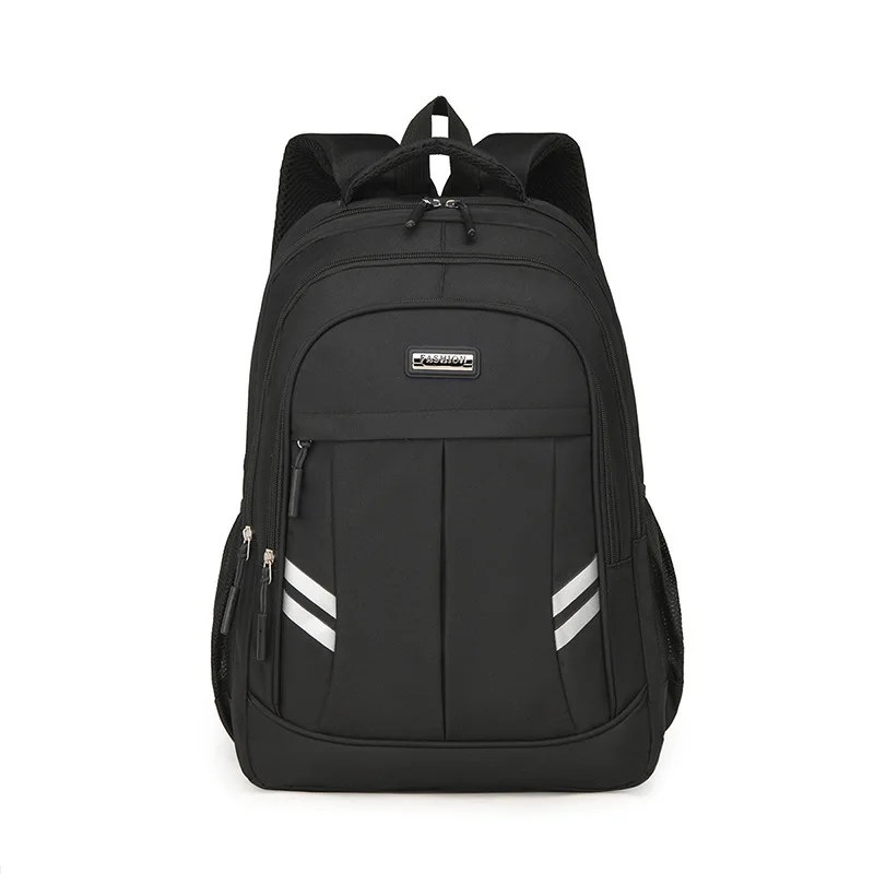 Neue männer Rucksack Große Kapazität Casual Reise Mode Einfache Pendeln Student Schule Tasche Laptop Verdicken Doppel Schulter Taschen – Detail 24