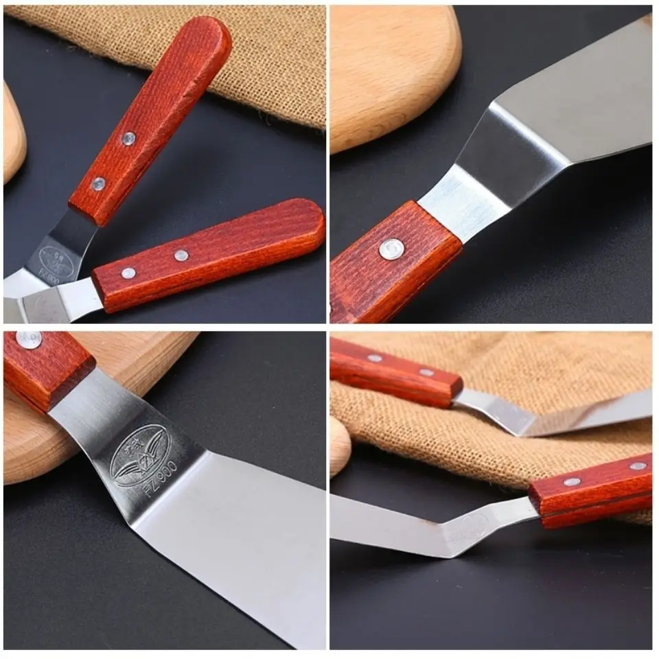 Metal Shovel Stainless Steel Griddle Hamburger Spatulas as Barbecue Turner Kitchen Accessories BBQ Grill Scraper Smash Burgers