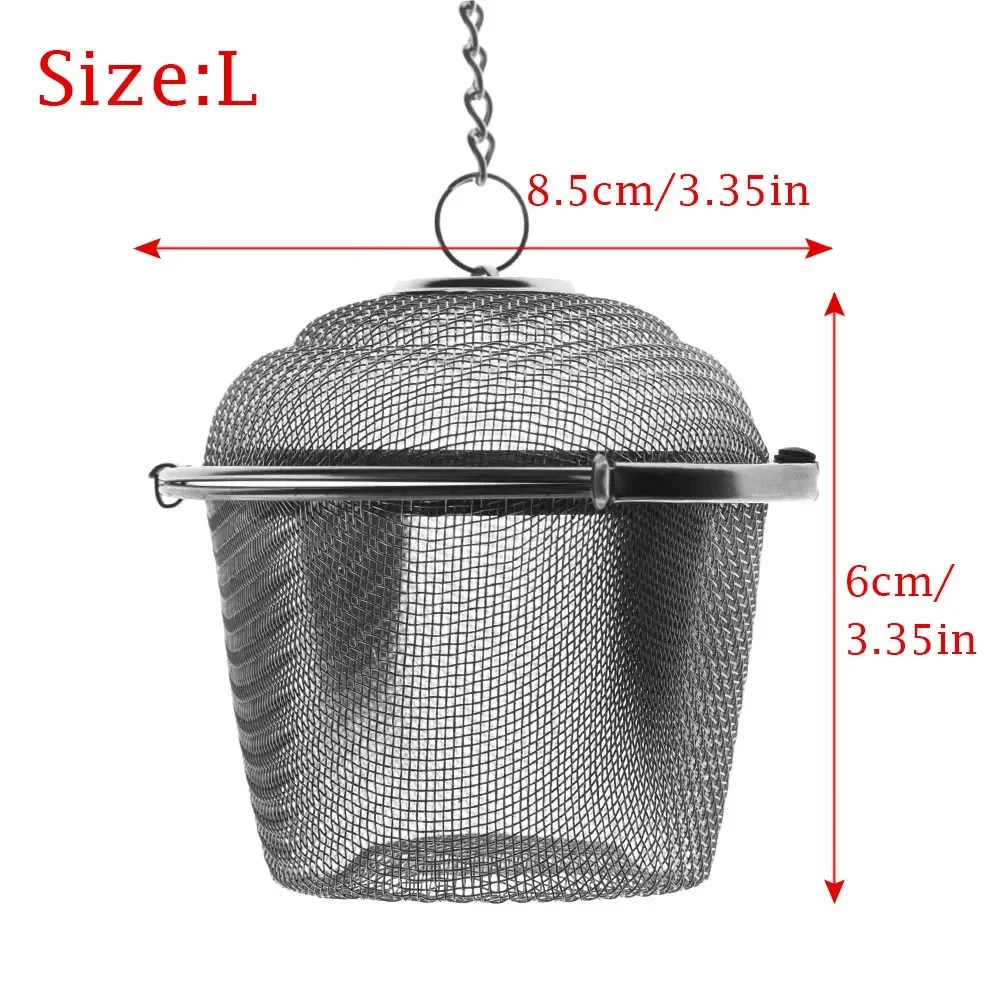 Stainless Steel Soup and Spice Colander Strainer Basket - 3 Sizes