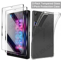Enhanced Screen Protector and TPU Case Combo for 8.8 - Inch Tablet - Tempered Glass & Protective Cover Accessories (2 in 1)