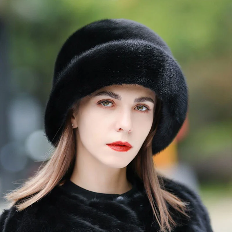 Рисунок 2 - Женская зимняя норковая шапка