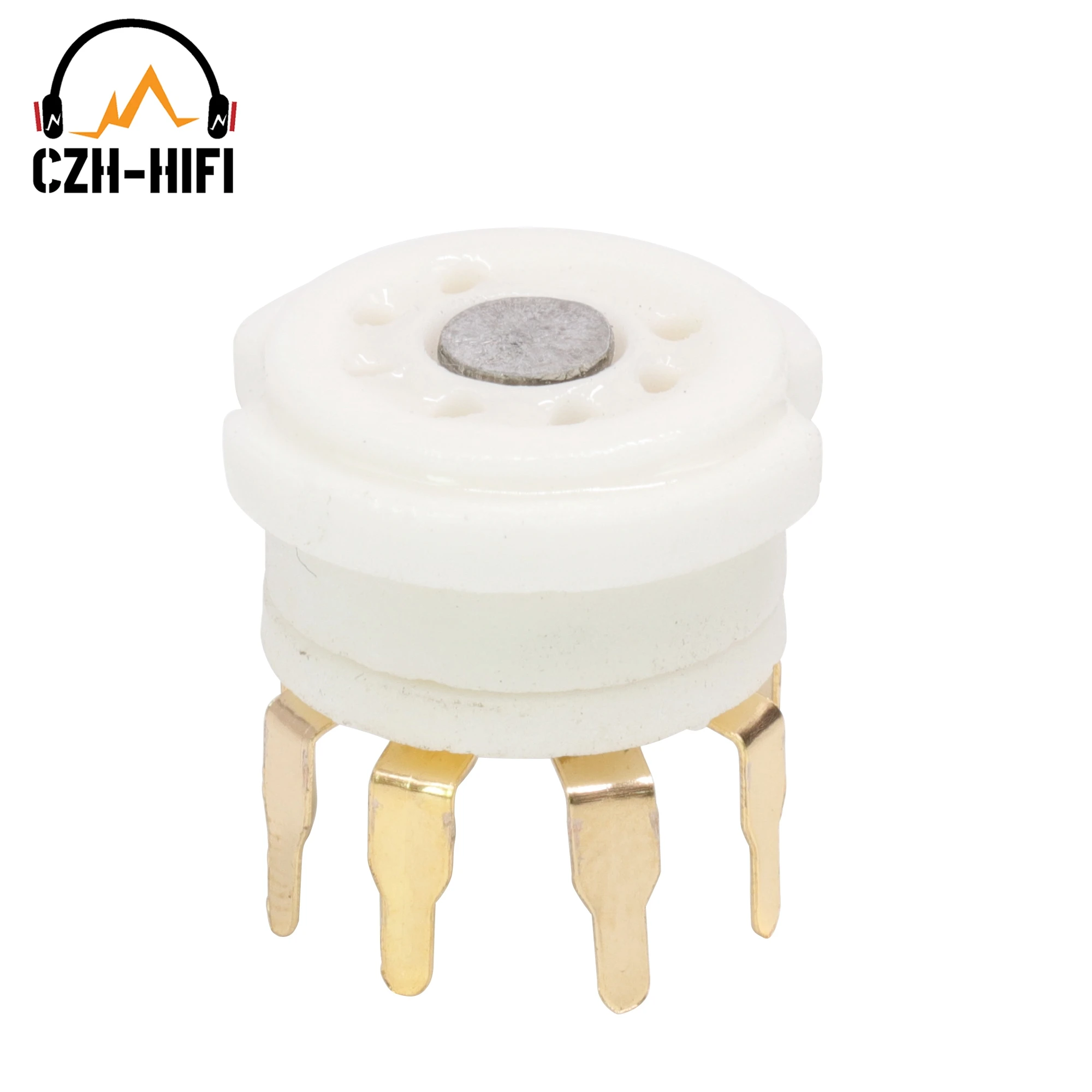 Tubo de Cerâmica Válvula Soquete Base Eletrônico 6z4 Ea91 Ec92 6x4 6j1 6j2 6j4 Amplificador Áudio do Vintage Faça Você Mesmo Alta Fidelidade 10 Peças 7pin B7g - Image 6
