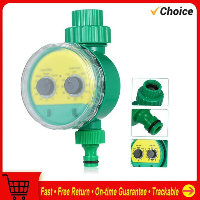 Időzített Öntözővezérlő Automatikus Sprinkler Vezérlő Otthoni Kert Programozható Szelep Tömlő Víz Időzítő Csaptelep Öntözési