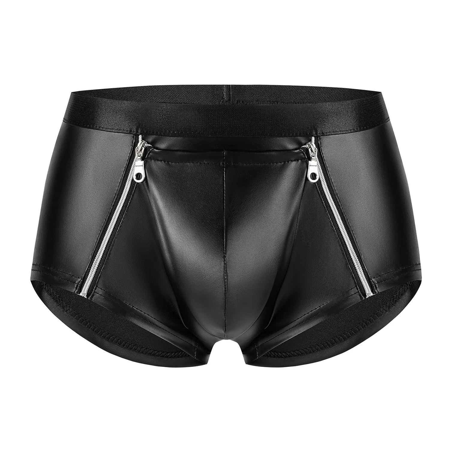 Short Boxer In Pelle In Pvc Uomini Cavallo Aperto, Wetlook, Senza Cavallo, Mutandine In Lattice, Biancheria Intima Fetish Da 14,45 € | DHgate - Foto 7