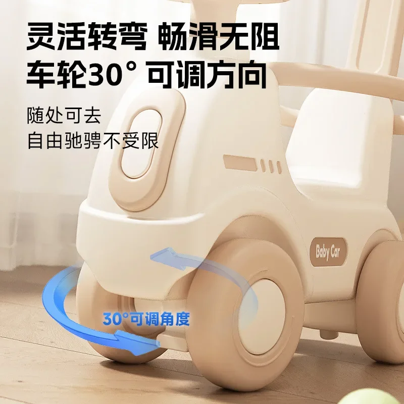 Children's Toy Rocking Horse Yo-yo Car 2-in-1 Anti-fall Can Sit Balance Car Baby Swing