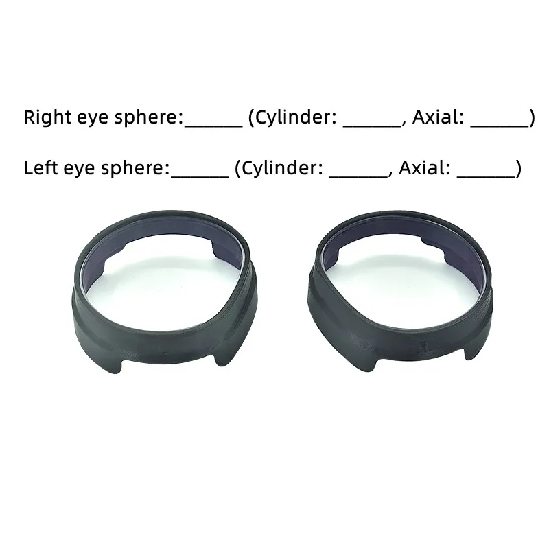 Personalizado vr Prescription Lenses Míope Longsighted e Astigmatismo Óculos para Pimax Crystal Lens Inserts - Image 6