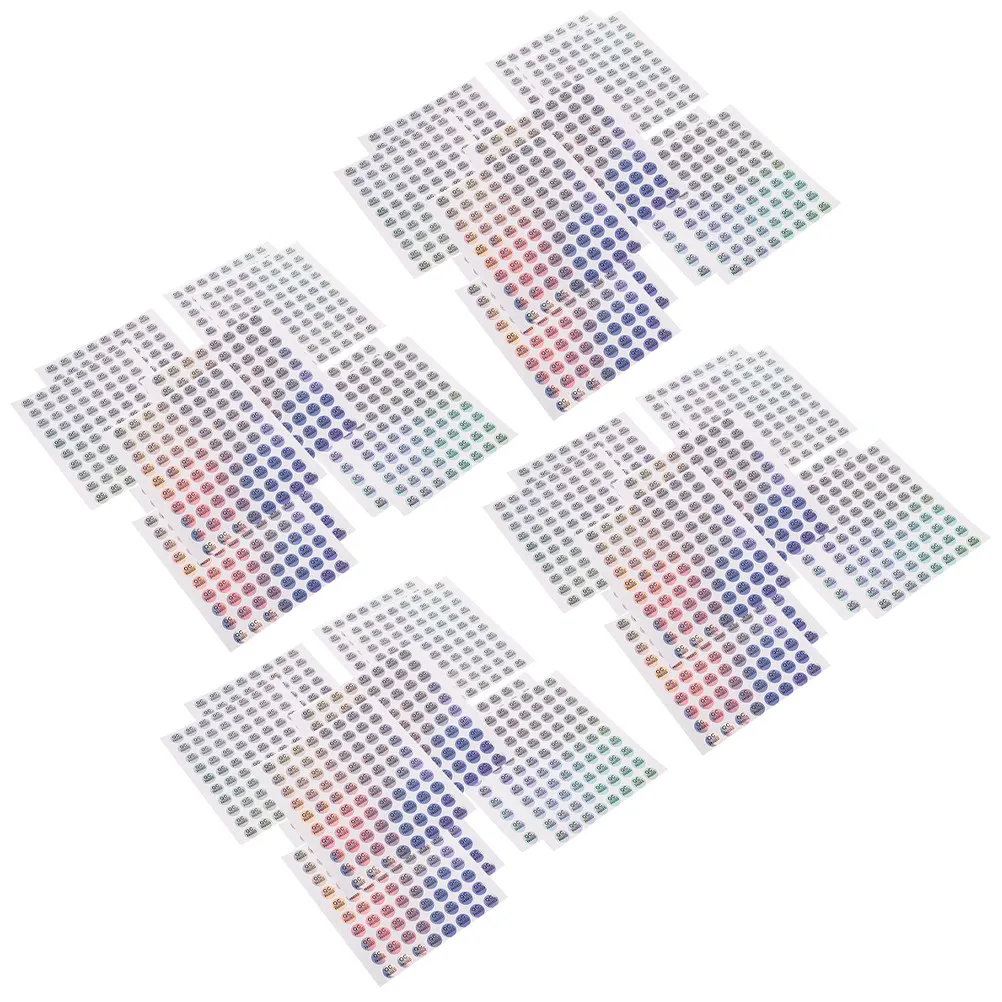 1600개 창고 태그 Qc 통과 라벨 재고 관리용 스티커 퇴색 방지 높은 가시성 접착 테스트 라벨