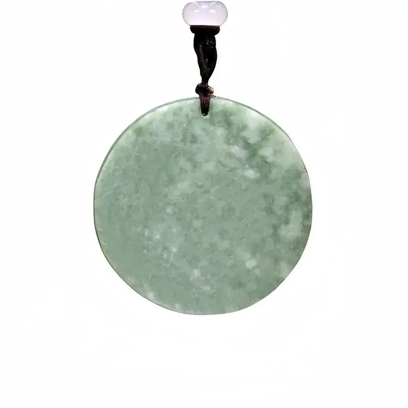 Dark Green Natural Jade Jesus Angel Cross Pendant Necklace Real Jewellery Fashion Gemstone Charm Amulet Gifts for Women Men