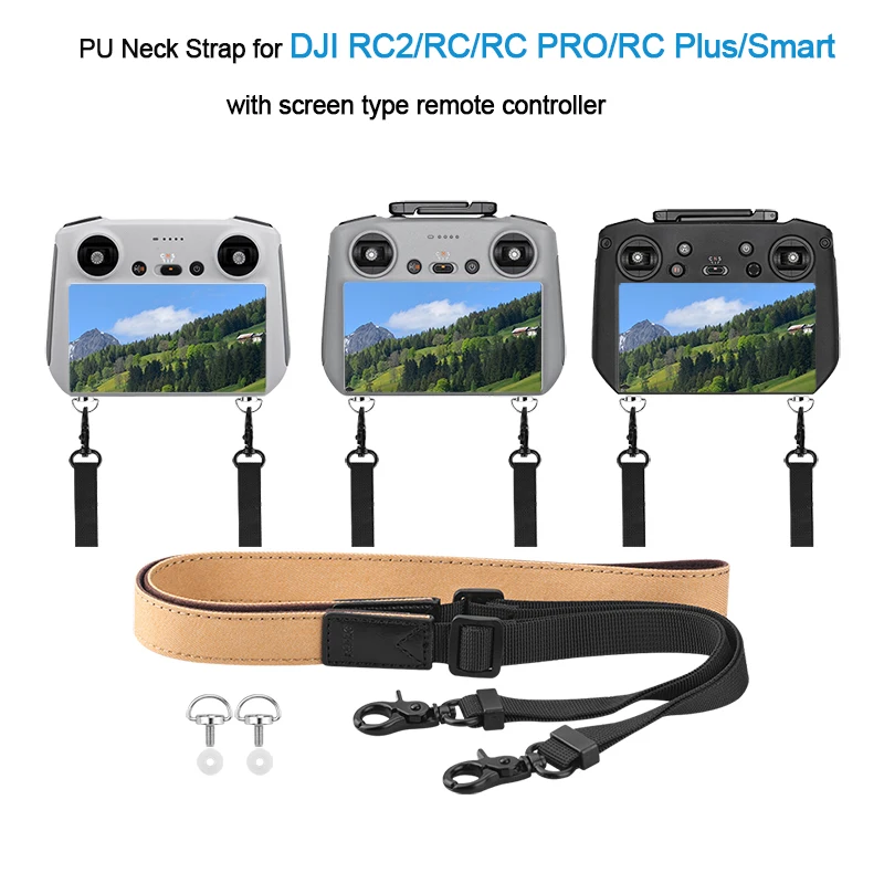 Cinturino Da Collo In Pu Con Cordino Per Dji Mavic 3 Pro/Mavic 3/3Classic/Mavic 2 Per Dji Rc Pro/Rc/Smart Con Cinturino Appeso Per Controller Dello Sc