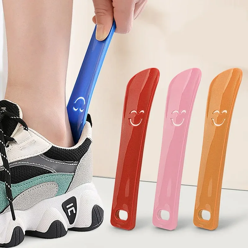 Shoe Horns Professional Plastic Shoe Horn Spoon Shape Shoehorn Shoe Lifter Flexible Sturdy Slip 5