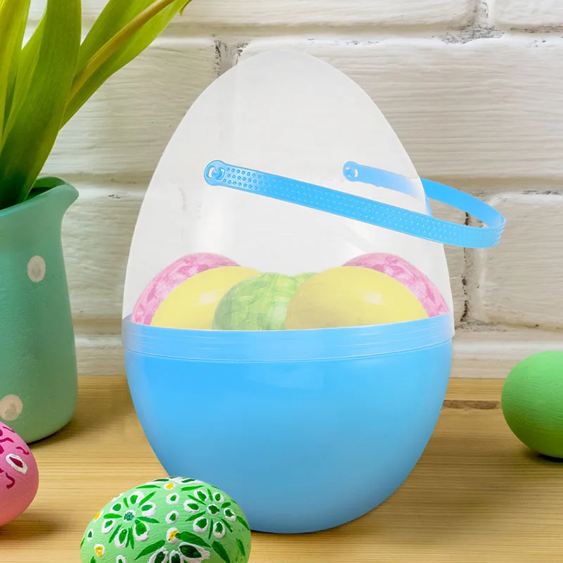 Clear Easter Egg Basket 1