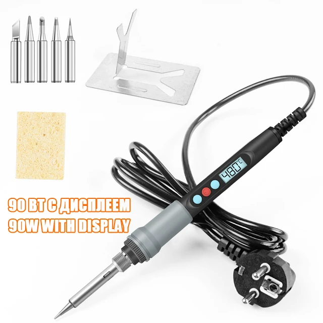 90 واط سبيكة لحام المحمولة تعديل درجة الحرارة الرق...