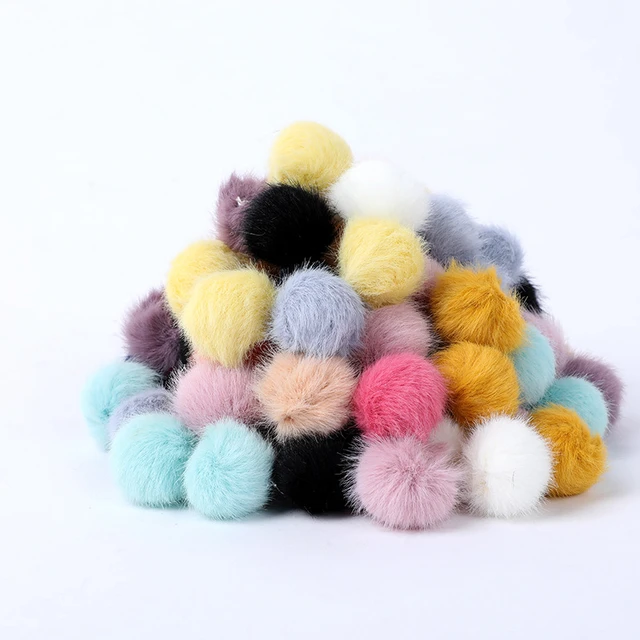 Pom Poms 25mm 60/Pkg-White