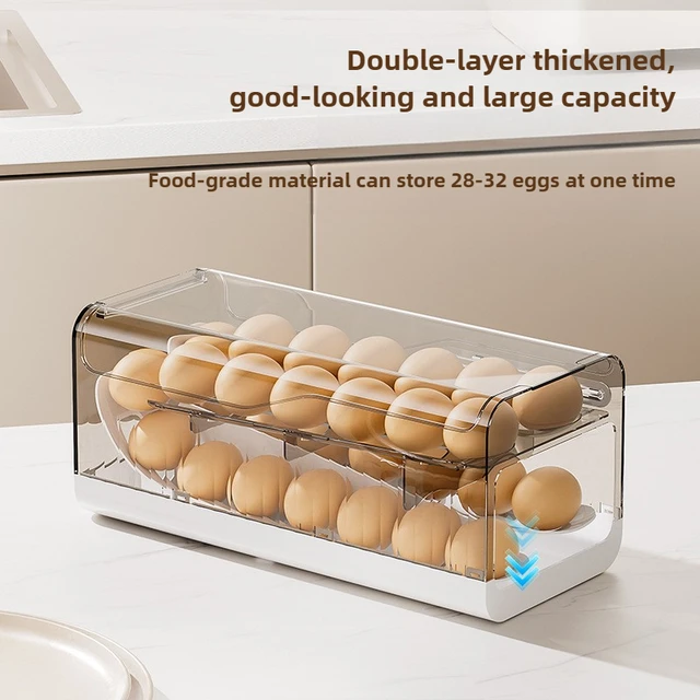 Kitchen Automatic Rolling Egg Holder 4