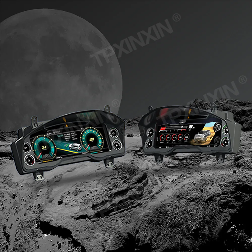 

12.3‘’ For TOYOTA Land Cruiser 200 LC200 2008 -2020 Car LCD Dashboard Player Digital Cluster Instrument Panel Multifunctional