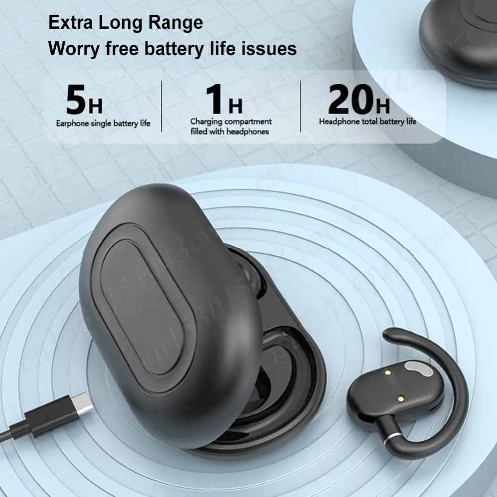 JM18 AI Language Translation Earbuds Bluetooth5.4 Translator Earbuds Two-Way Translator Device Translation Earphones for Travel