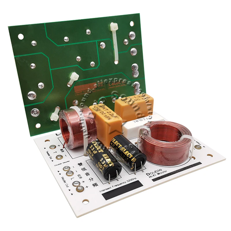 2pcs 2 웨이 3 유닛 더블베이스 150W KASUN L-660C Hi-Fi 오디오 스피커 주파수 분배기 크로스 오버 필터
