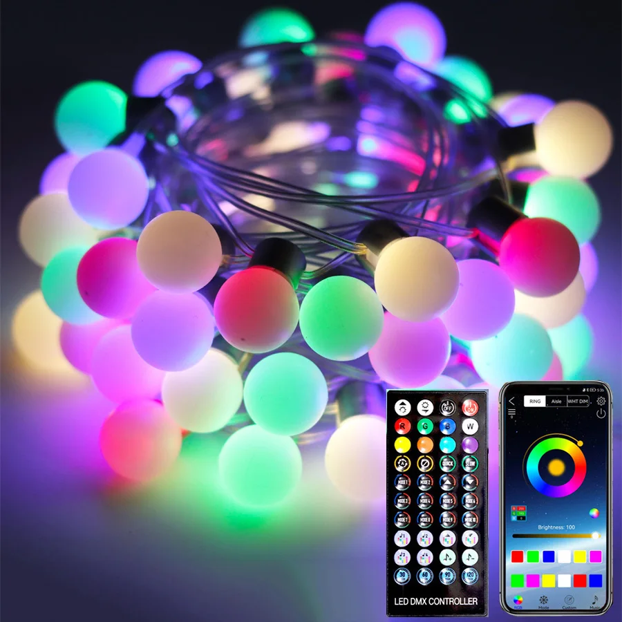 Remote Controlled 50 LED Multi-Color Fairy String Lights