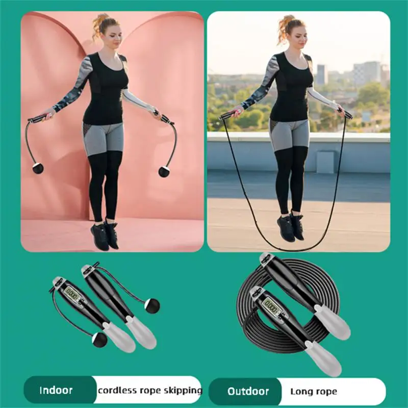 Smart Electronic Digital wireless Skip Rope Cordless Jump Ropes Calorie Consumption Fitness Body Building Exercise Jumping Rope jump rope