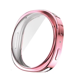 Full Coverage Bumper Soft TPU Protective Case Cover - Premium Watch Accessories for Watch 8 44mm (5 pink)