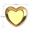 Heart Shape Golden Storage Tray Home Decoration Accessories Metal Jewelry Display Plate Iron Fruit Plate For Kitchen Orgainzer 5