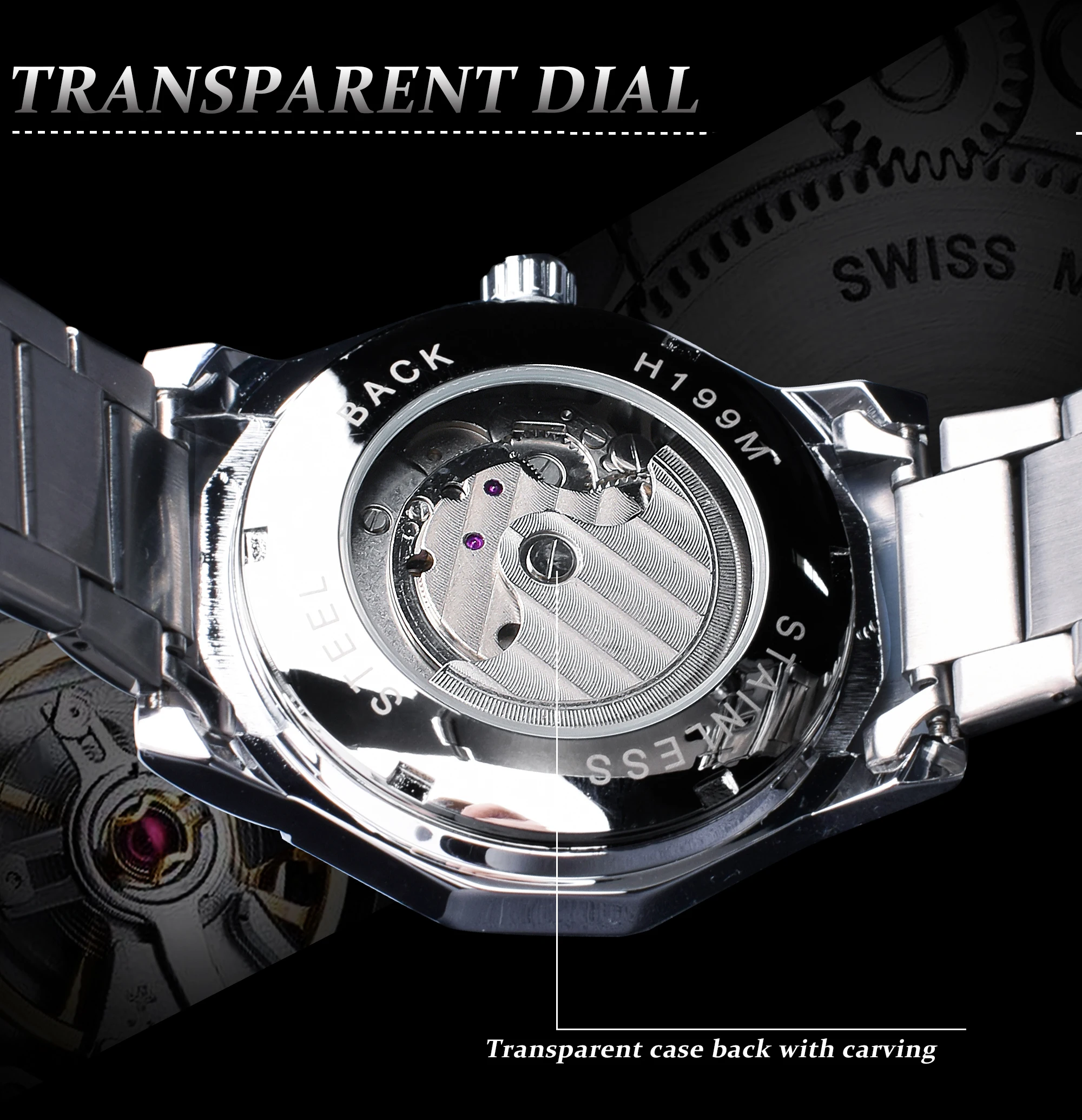 Forsining GMT1238 Automatic Watch description image 8