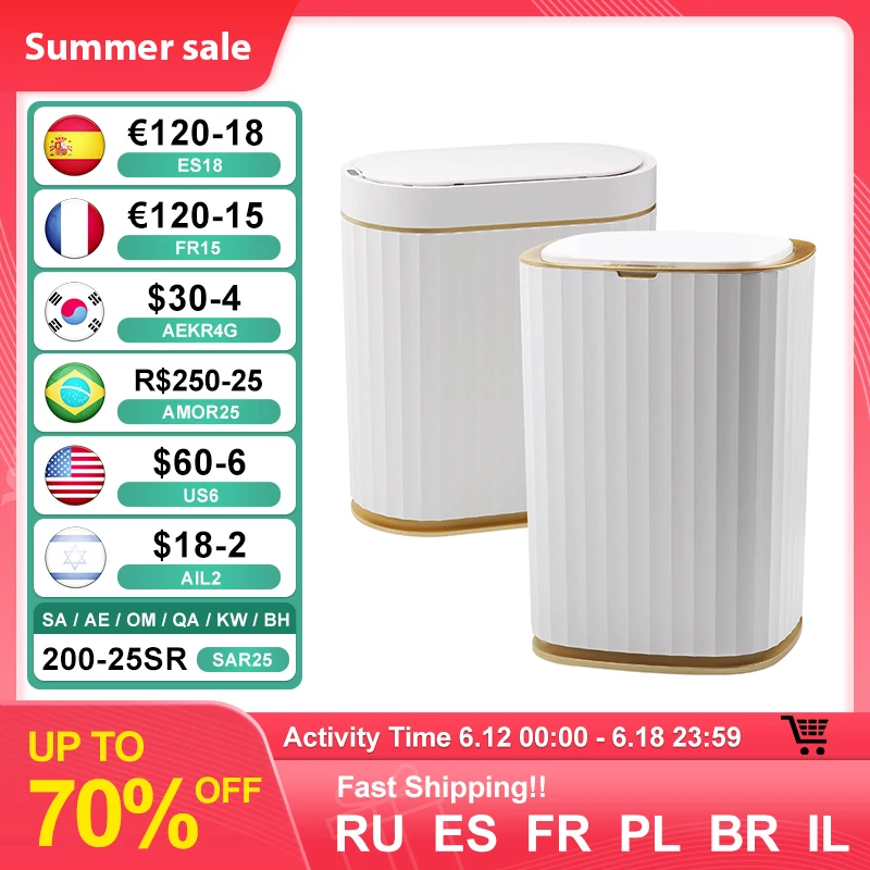 Large Trash Automatic Induction Large Capacity Automatic Trash