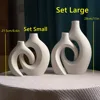 CAPIRON 21cm 28cm Large Luxury Decorative Ceramic Vase Home Decor Accessorie Nordic Flower Interior Living Room Tabletop Modern 4