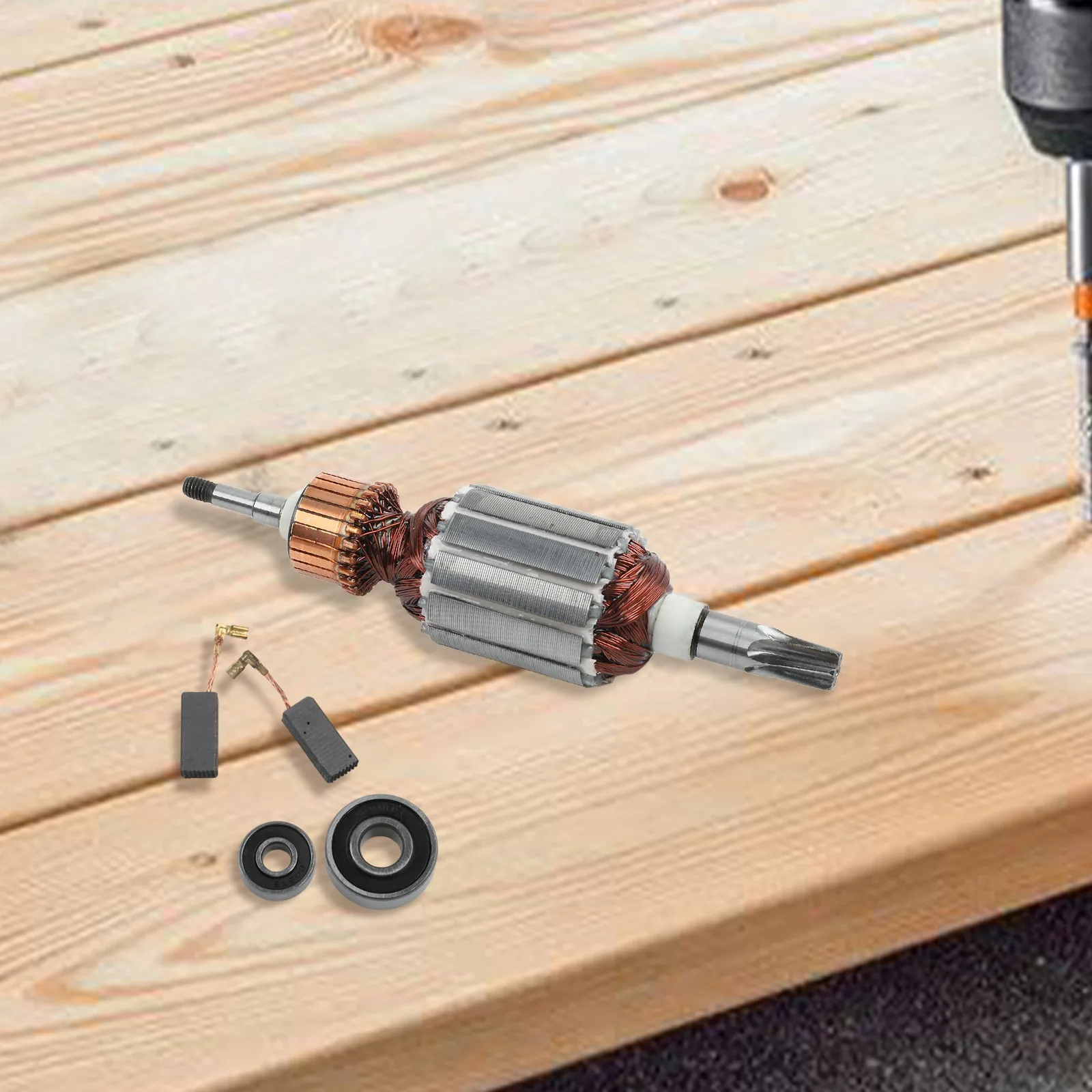 Kit Complet Stator + Rotor + Balais Pour Outils électriques Bosch HR4001C, HR4010C, HR4013C, Etc. – Pièce De Rechange Facile à Monter