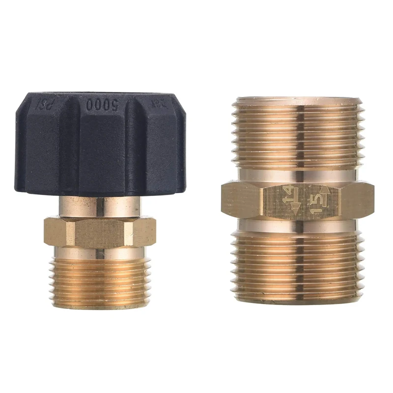 Brass Pressure Washer Adapter For Karcher,  4500 Psi Pressure Washer Fitting, Universal Gun, Hose And Pump Connection