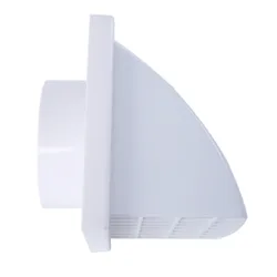 Rainproof Range Hood Ventilation Outlet Spring less Design for Long Lasting Use Suitable for Hydroponics Fans 185*128*147mm