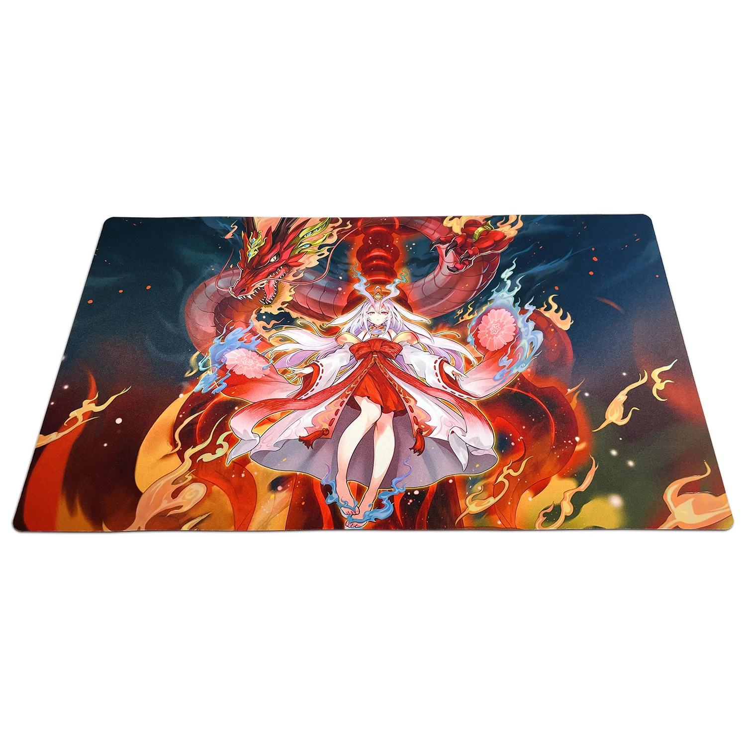 2Mm Bordo Non Cucito Ygo Diy Kurikara Divincarnate Foil Holographic Shinny Holo Playmat Yu-Gi-Oh Game Matpad Storage Bag