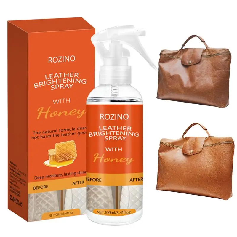 

Leather Cleaner For Couch 100ml Leather Cleaner Leather Sofa And Leather Bag No-Wash Special Care Leather Clothes Decontaminatin