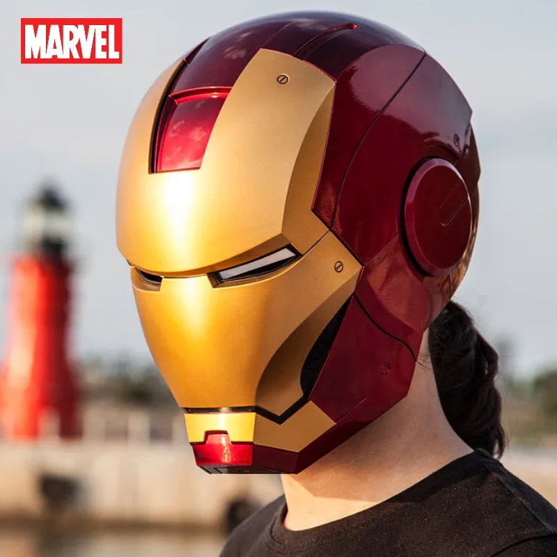 Marvel Avengers Iron Man Casque Cosplay, Masque Ironman LED